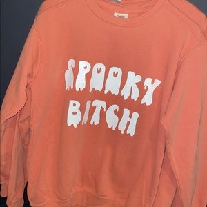 Spooky bitch crew neck